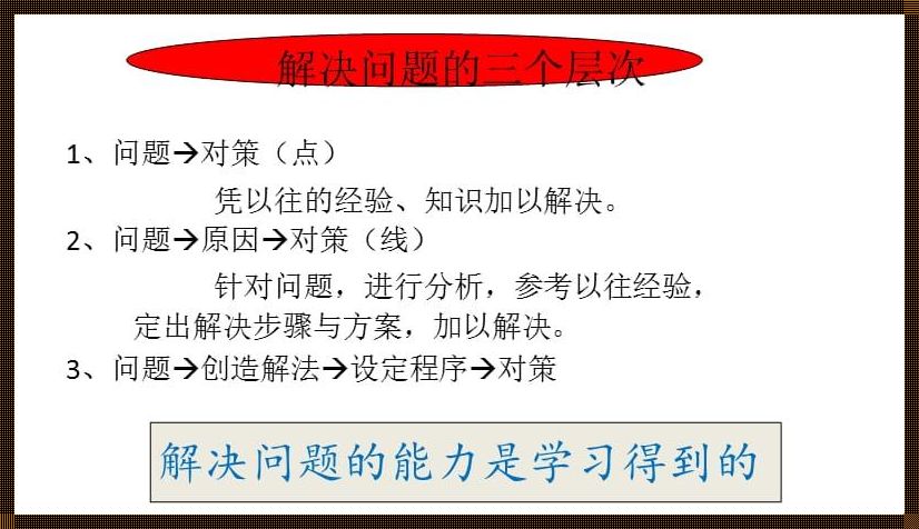 解决问题的“务必”之道：全方位策略汇编