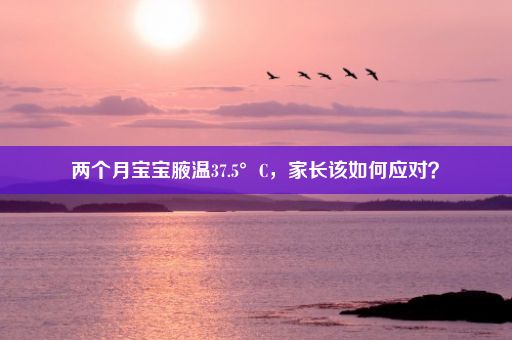 两个月宝宝腋温37.5°C，家长该如何应对？