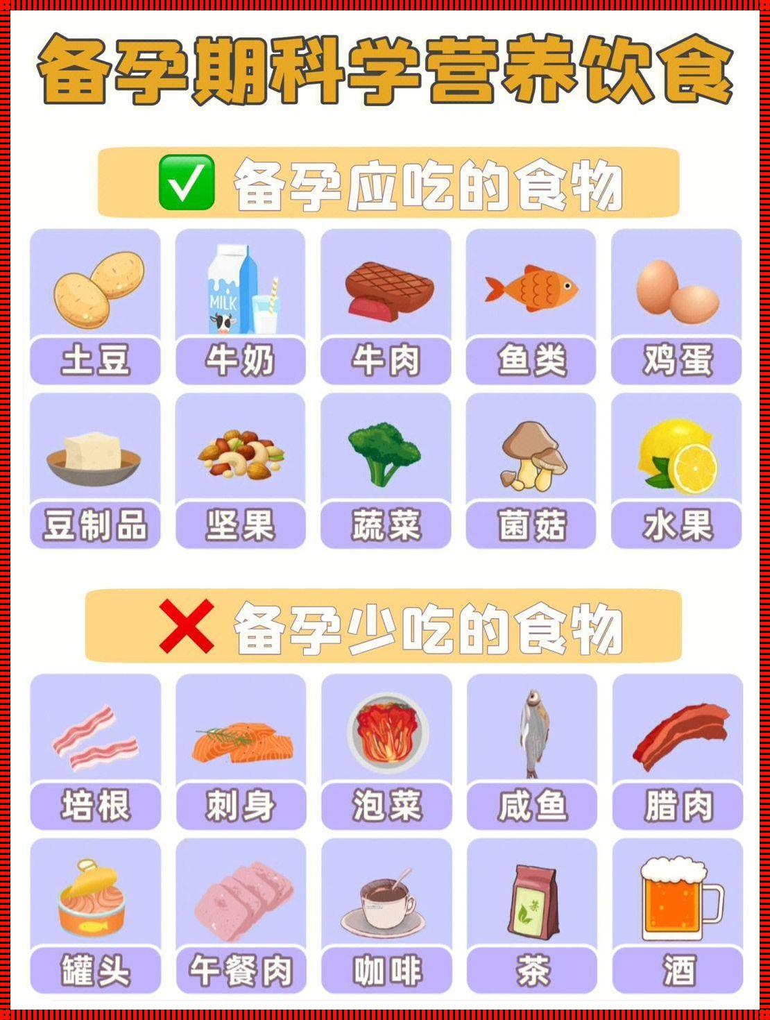 备孕期间女方饮食宜忌