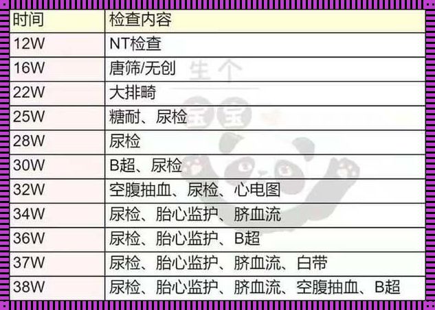 孕16周b超数据对照表：为你解析怀孕的稳定与安心