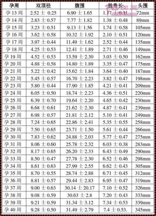 孕36周头围正常范围是多少：一位准妈妈的体验与见解