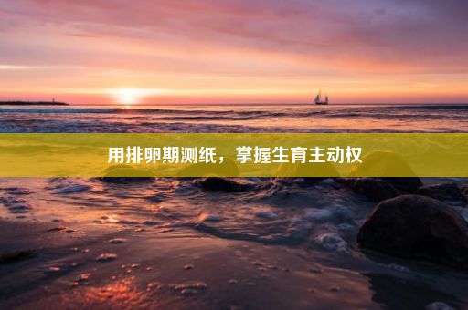 用排卵期测纸，掌握生育主动权