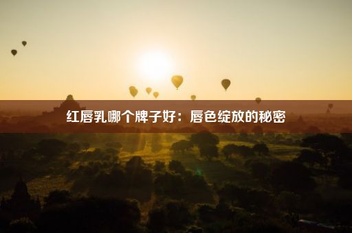 红唇乳哪个牌子好：唇色绽放的秘密