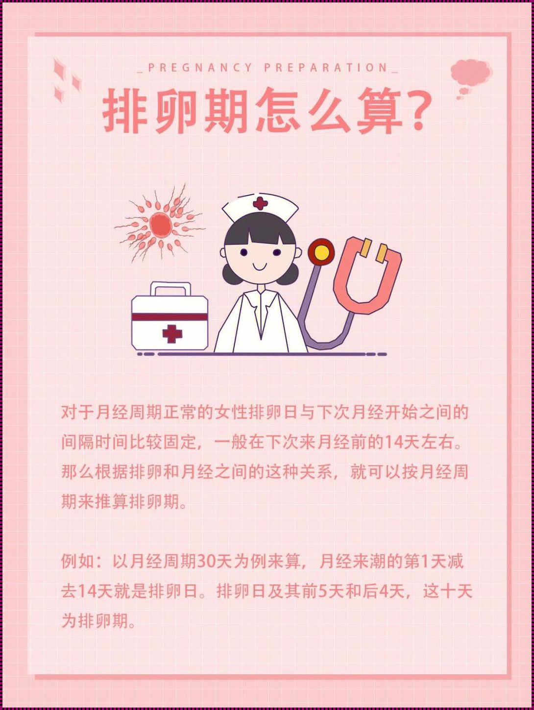 女性排卵日的计算方法