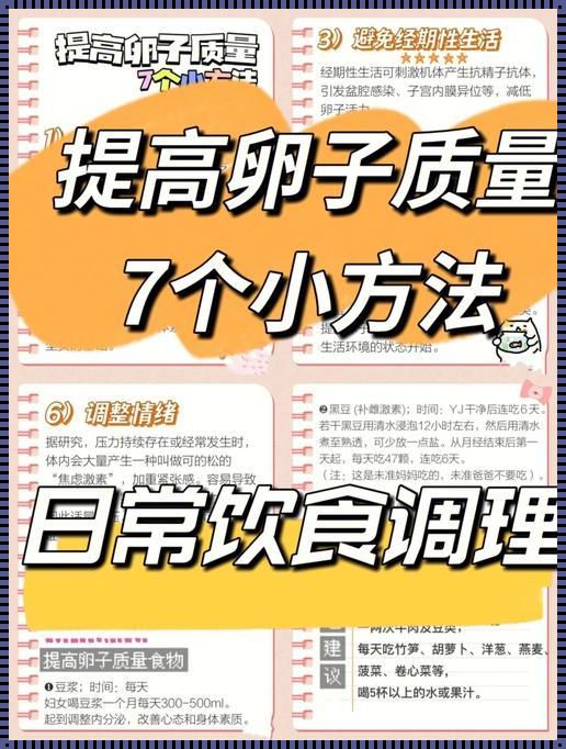 48岁备孕提高卵子质量的方法