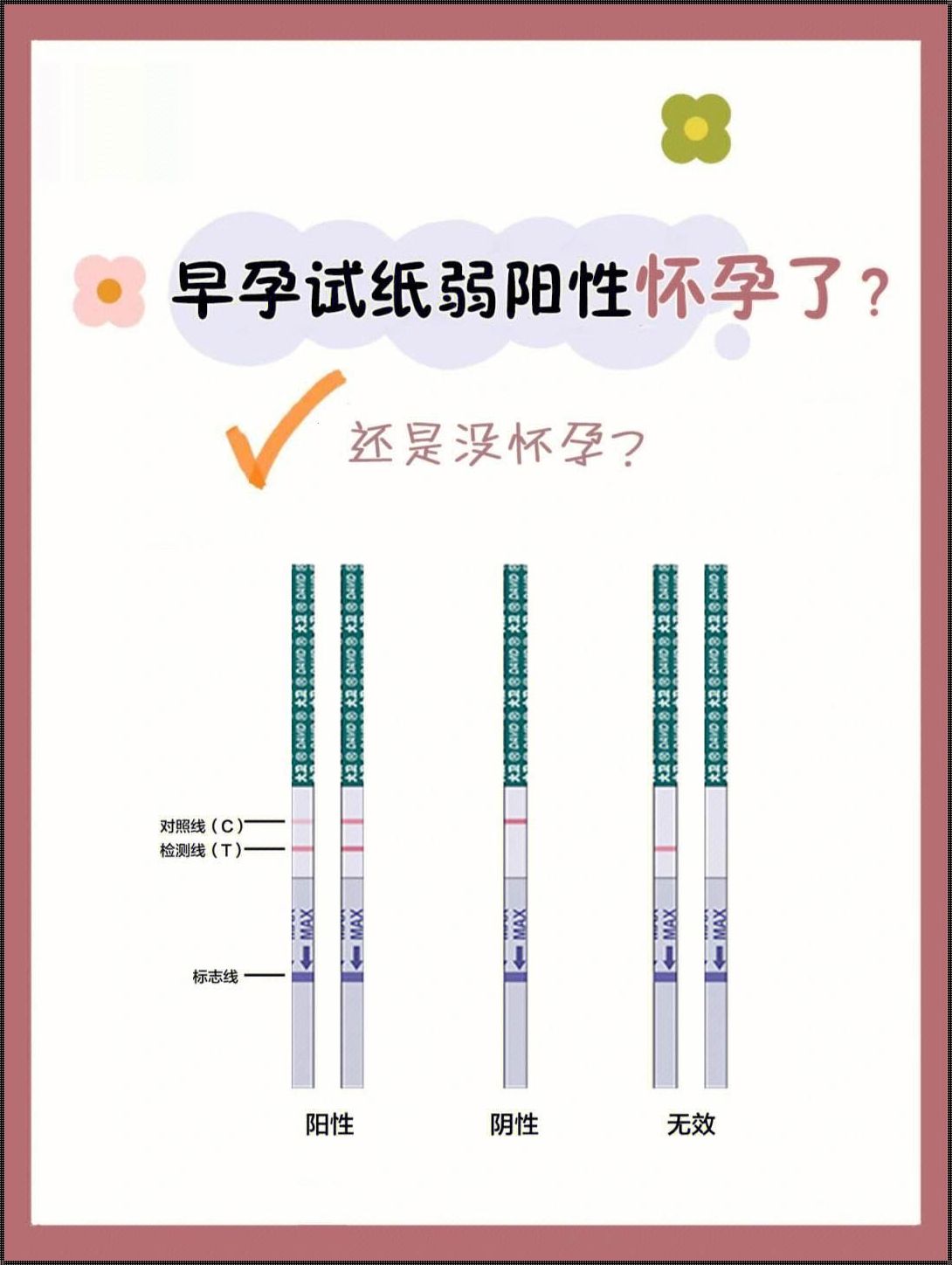 试纸弱阳性怀孕的几率大吗？揭秘