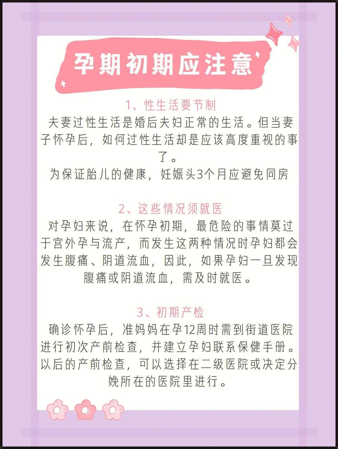 早期怀孕：守护生命的摇篮