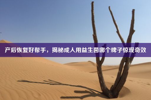 产后恢复好帮手，揭秘成人用益生菌哪个牌子惊现奇效