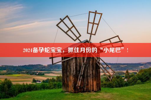 2024备孕蛇宝宝，抓住月份的“小尾巴”!