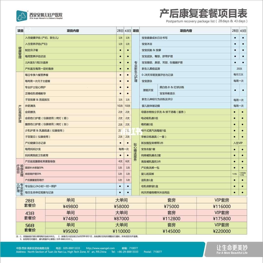 安琪儿月子中心：价码揭秘，轻松解读