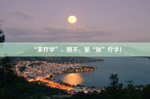 “茶疗学”，哦不，是“扯”疗学！