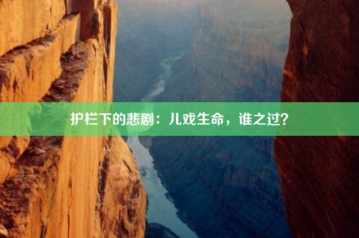 护栏下的悲剧：儿戏生命，谁之过？