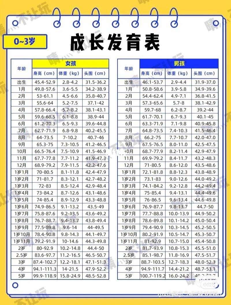 四个月宝宝发育指标对照表：自嘲式的探索之旅