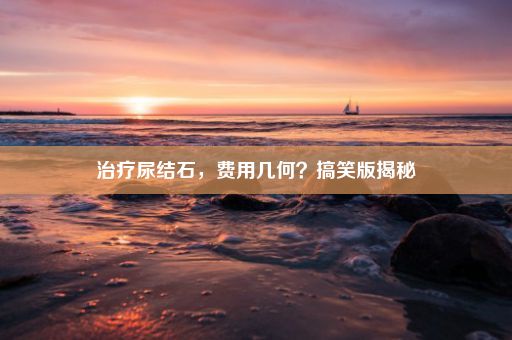 治疗尿结石，费用几何？搞笑版揭秘