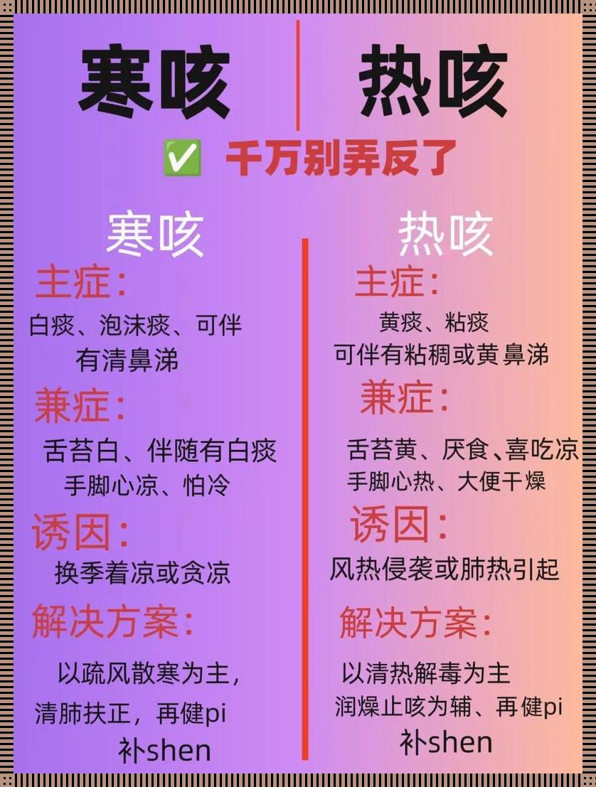 肺热咳嗽与肺寒咳嗽，傻傻分不清？来，杠精给你科普！