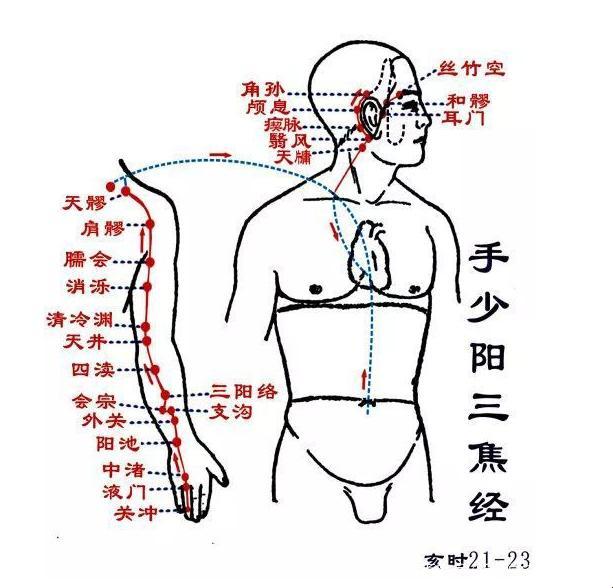 《三焦经络图，就这么“滑稽”！》