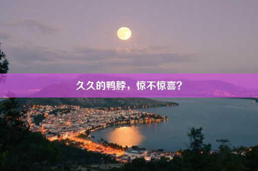 久久的鸭脖，惊不惊喜？