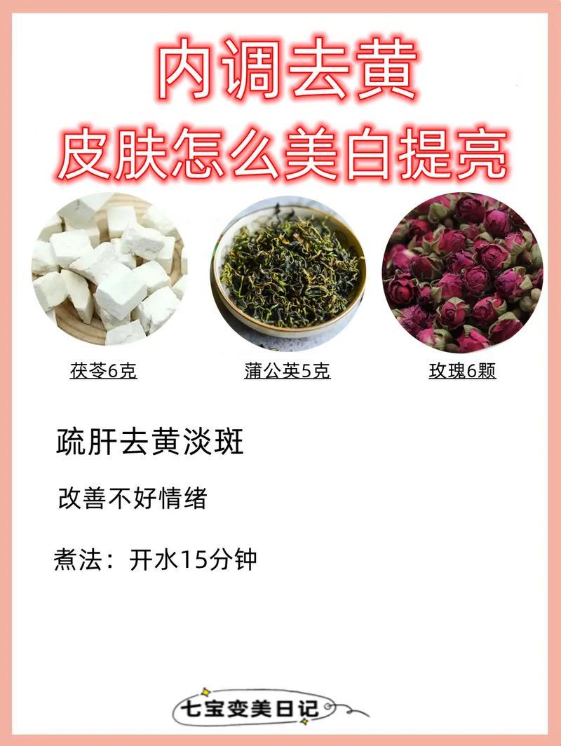 皮肤黄？内调变白，笑谈黄花儿的蜕变之路