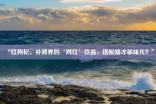 “红枸杞，补肾界的‘网红’饮品，搭配啥才够味儿？”