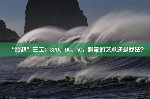 “胎超”三宝：BPD、HC、AC，测量的艺术还是戏法？