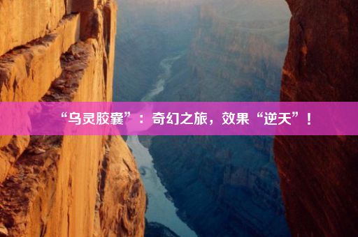 “乌灵胶囊”：奇幻之旅，效果“逆天”！